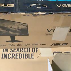 ASUS VG248QG 24" G-SYNC Gaming Monitor 165Hz 1080p 0.5ms Eye Care with DP HDMI DVI,Black