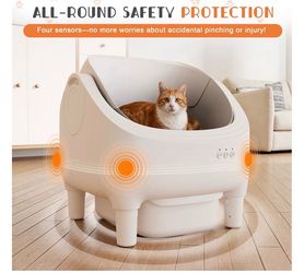 🐱 Smart Automatic Cat Litter Box – Self-Cleaning & Odor Control $119 brand new moving sale