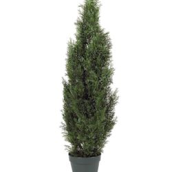 new Other Nearly Natural 4’ Faux Cedar Outdoor Faux Cedar Pine Tree Planter