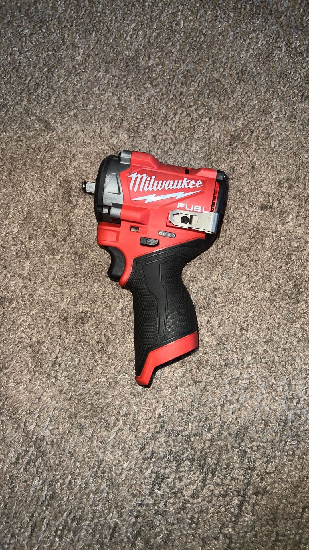 Milwaukee M12 Fuel Brushless 3/8 Impact Wrench Missing The Ring Works Perfect Tool Only