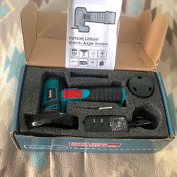 New Portable. Lithium Electric Angle Grinder.  