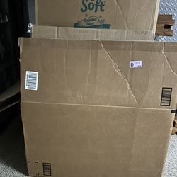 11 Large, Medium and Small Cardboard Boxes. 