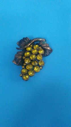 Amber brooch