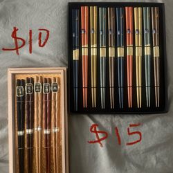 NEW JAPANESE CHOPSTICK SETS- PICK UP ONLY