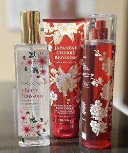 Japanese Cherry Blossom Cream, Mist & Bodycology Mist
