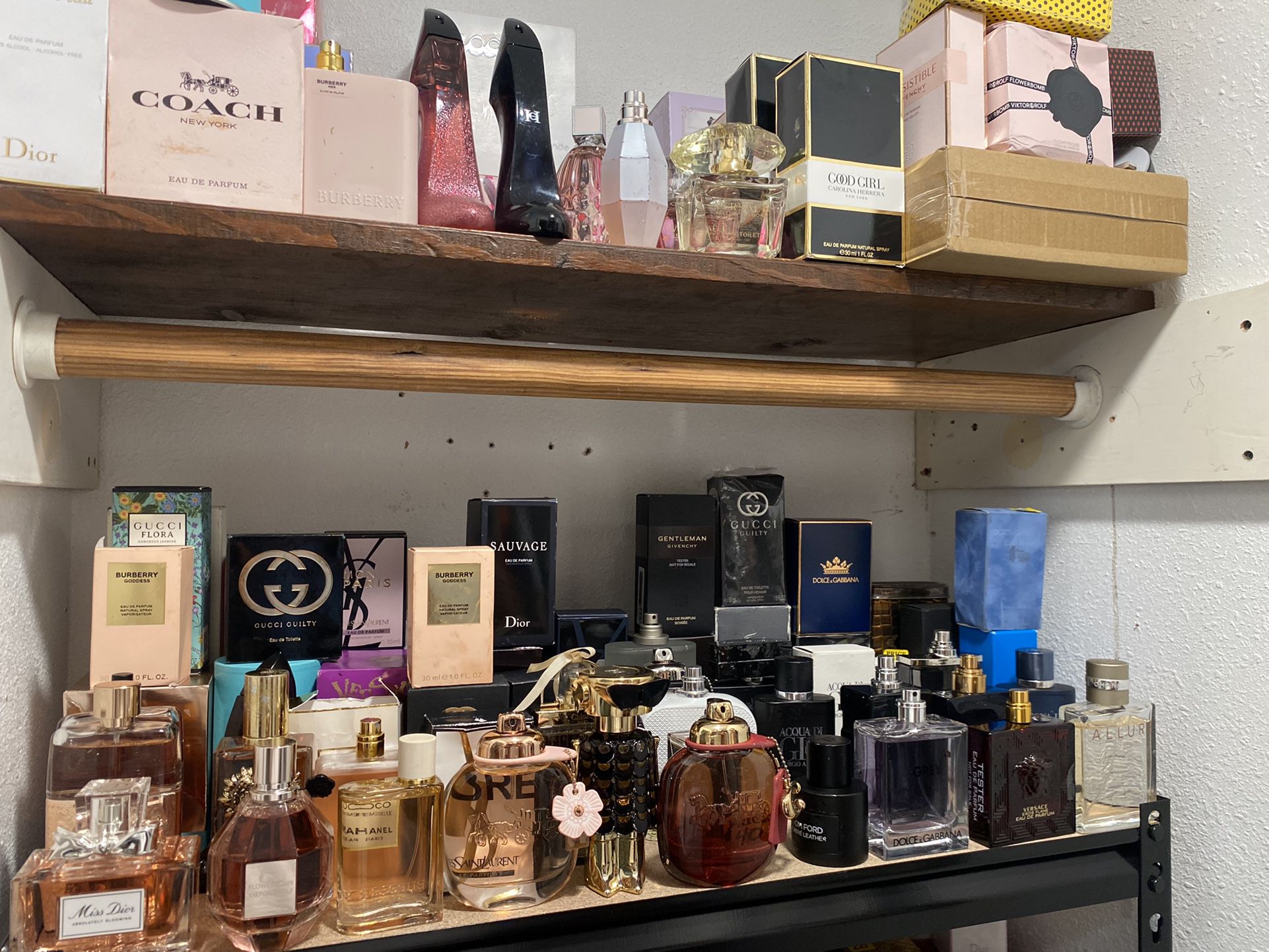 cologne and perfume selling cheap.  