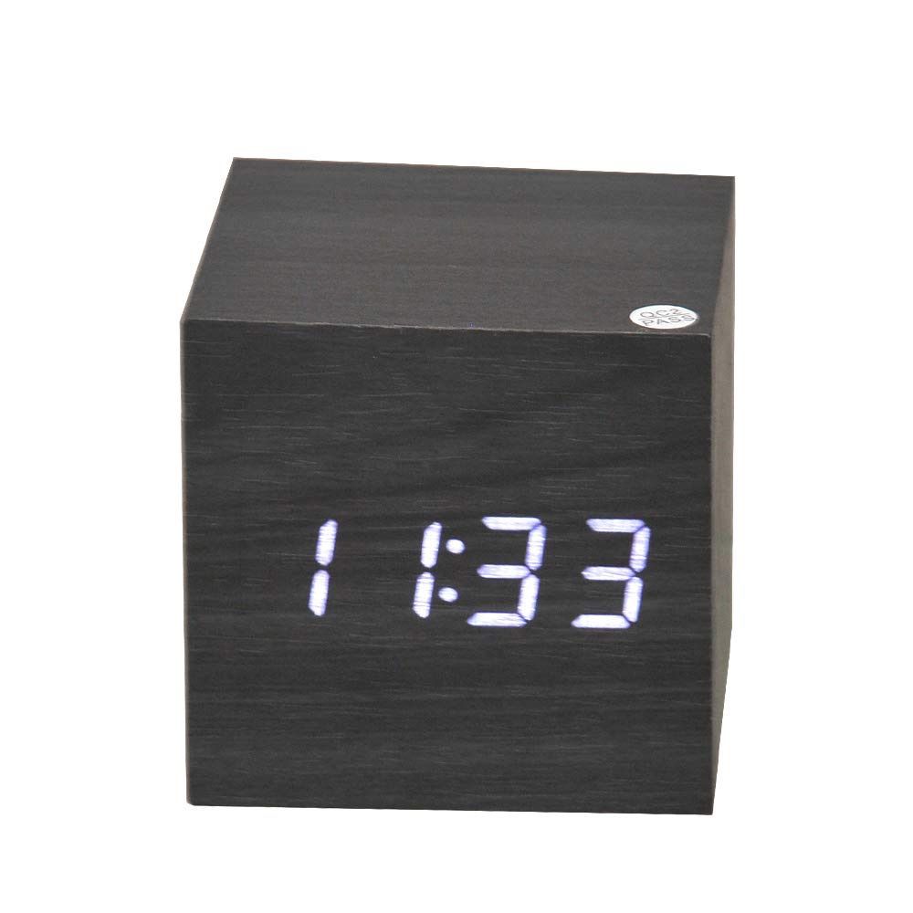 Micar-us is the only authorized seller of this cube alarm clock. Modern cube design: the design and color of this wood alarm clock go well with the s