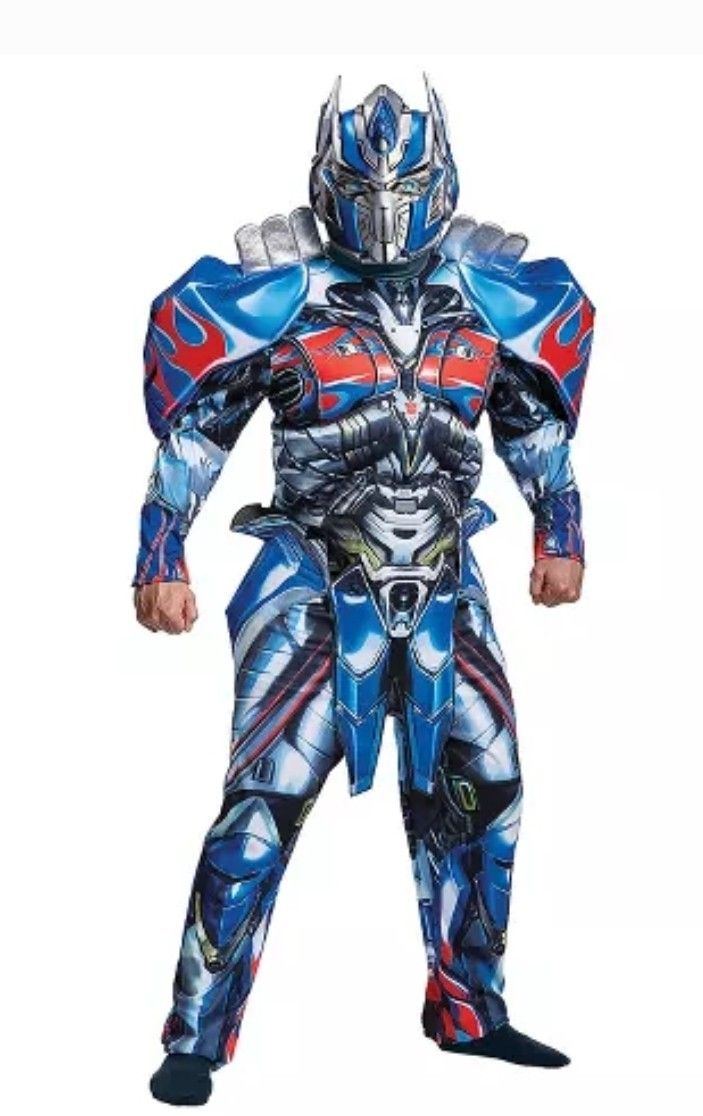 New Men's Transformers Optimus Prime Deluxe Costume - XX Large - Multicolored