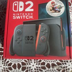 Nintendo switch 2 With Mario Cart World New Sealed