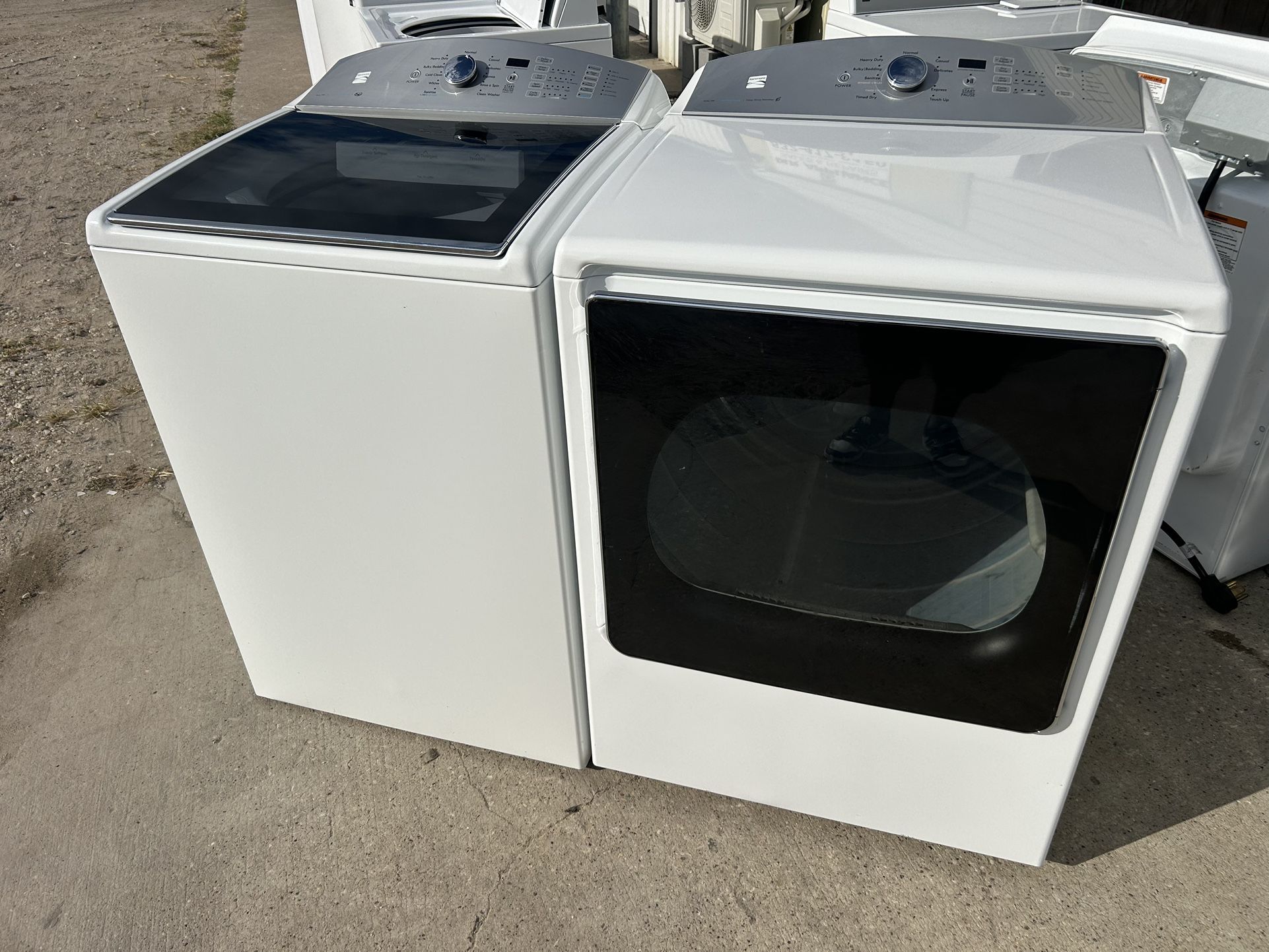 Kenmore XL TopLoad Washer And Electric Dryer