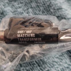 Sega UHF/VHF Matching Transformer Coax Adapter