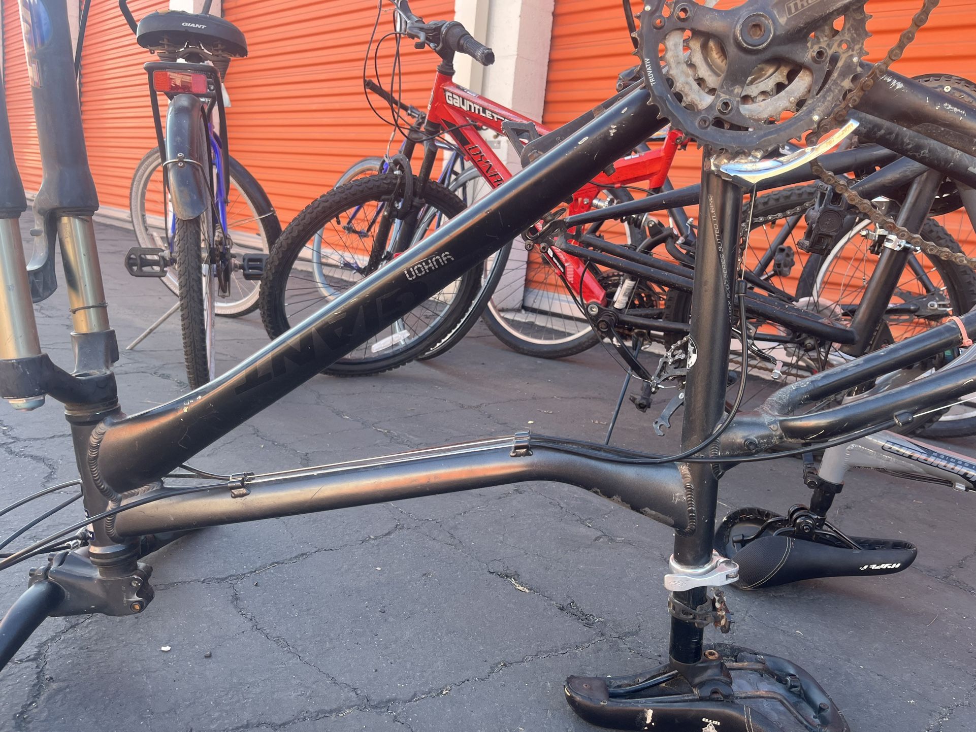 Giant And Hyper Mountain Bicycle Frame