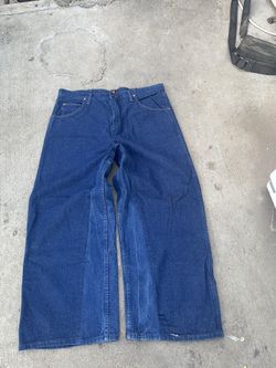 Baggy Raw Blue Denim