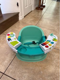 Booster seat and baby’s first DJ Set