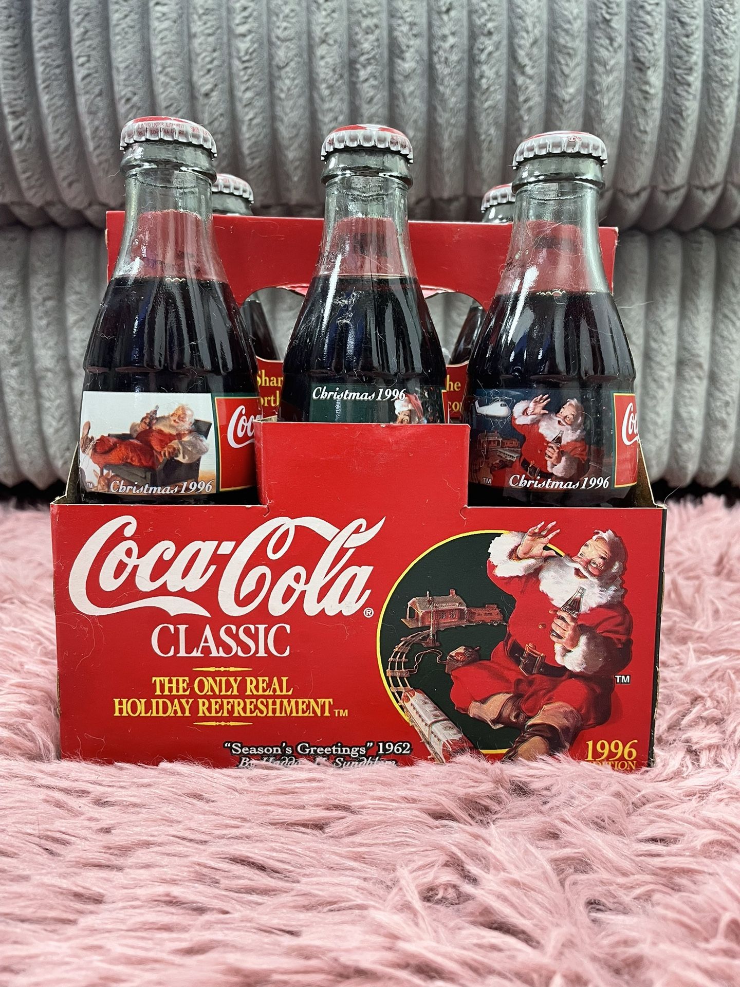 Coca Cola Christmas 1996 Bottles