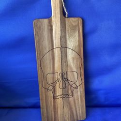 New skull Theme Cutting/ Serving Board 