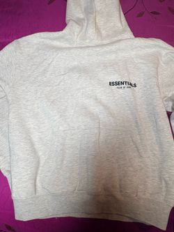 Fear of God Essentials Hoodie Light Oatmeal Size XS