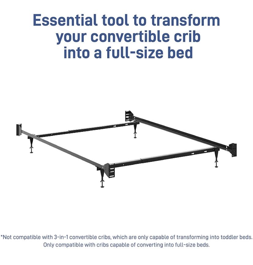 Graco Frame For Adjustable Cribs To Convert Into A Full Bed Side Rails