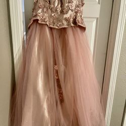 Blush Pink Quinceañera/ball Gown