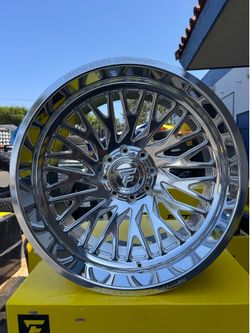 Fittipaldi Offroad Forged FTF500P Polished 24x12 -44 Offset 8x170 | Special Forged Wheel Set