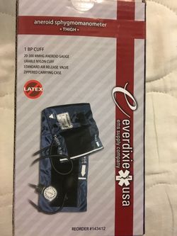 Manual Blood Pressure Cuff audlt thigh size , Aneroid Sphygmomanometer