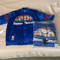 Addidas NBA Denver Nuggets Jacket (medium + XL) $60