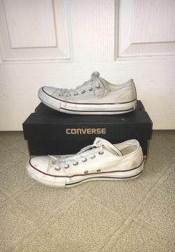 White low top converse used
