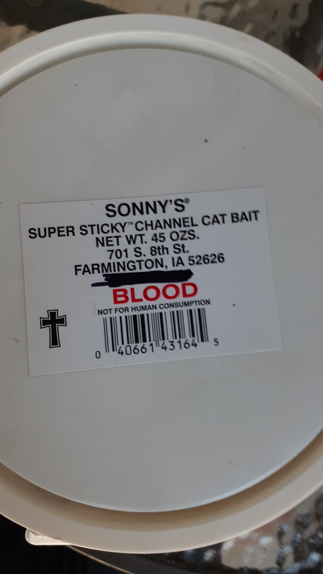 Catfish sonny's super sticky cat bait