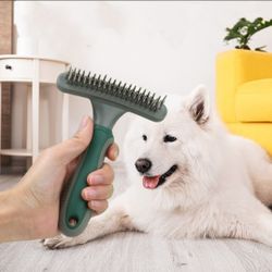 Pet Cleaning and Beauty Double Row Comb