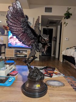 Original A. TioT Bronze Owl