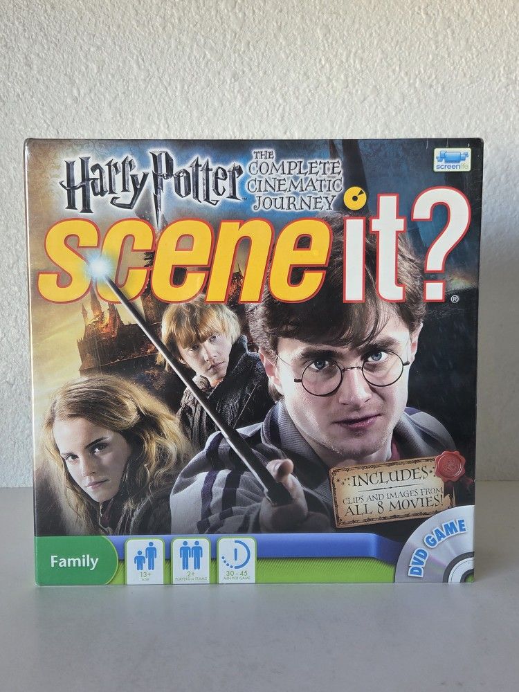 Harry Potter Scene It? The Complete Cinematic Journey Board Game SEALED!