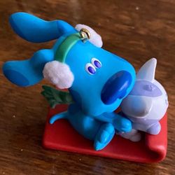Blues Clues Blue And Periwinkle OR Kurt Adler Barney Christmas Ornament