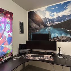 Wood Corner Desk L Shape