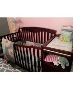 Crib And Changing Table