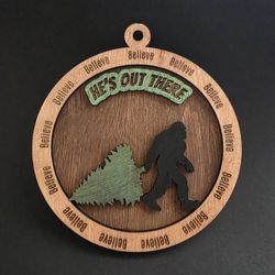 Bigfoot Custom Ornament 