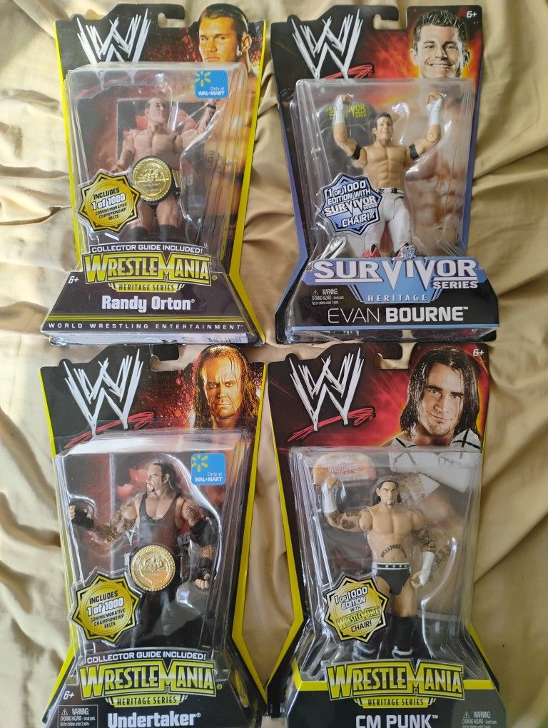 WWE WrestleMania & Survivor Heritage Series 1/1000 New!!