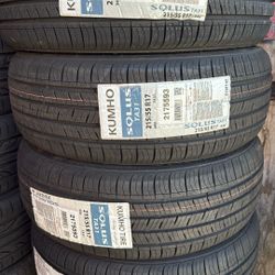 215/55/17 Kumho Tires 