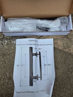 Sliding Barndoor Handle with Hardware