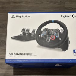 Brand new Logitech G29 Driving Force Racing Wheel and Floor Pedals