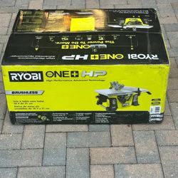 Ryobi  Brushless Table Saw – Brand New