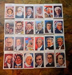 A Great American • 1975-30 - Card Set Complete Set  Of Great American Trading Cards • From : Big Boy Family Restaurant • Every Card Has Information Ab