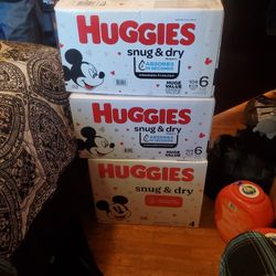 Huggies Snug&dry Diapers Size 1-7 