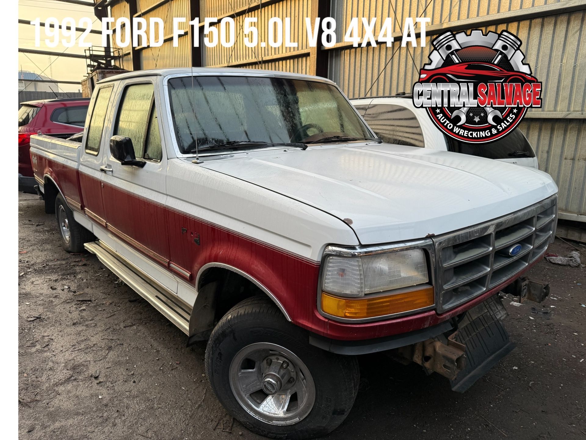1992 Ford F150 5.0L V8 4X4 Partout parts only