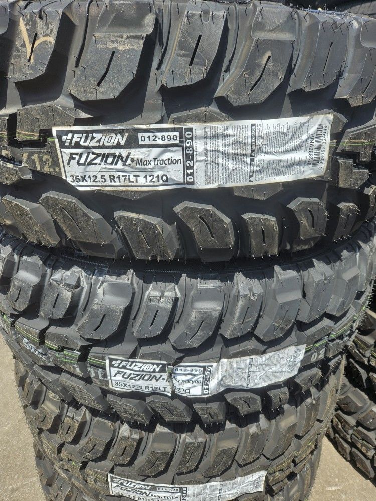 35x12.50r17 !!! FUZION MAX !!! $650 LAS 4 LLANTAS MONTADAS Y BALANCEO INCLUIDO 👌 