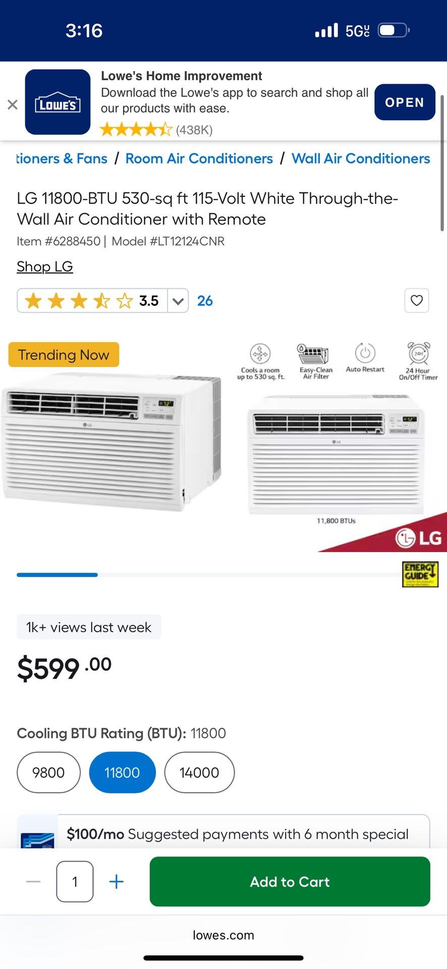 LG Air Conditioner