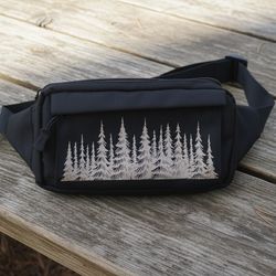 Unisex Black Active Waist Fanny Pack | Waist Bag | Adventure Crossbody