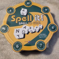 Spell It Party Game "Spell To Win" (Brand New, Factory Sealed)