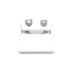 Heart Sterling Silver Earrings