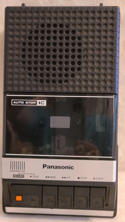 Vintage Panasonic RQ-2107 Portable Cassette Recorder Player Auto Stop