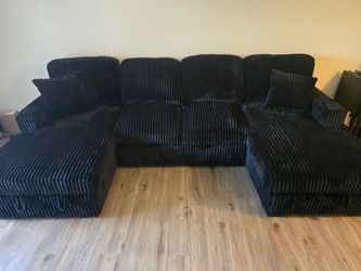 Huge Couch with storage that converts into bed